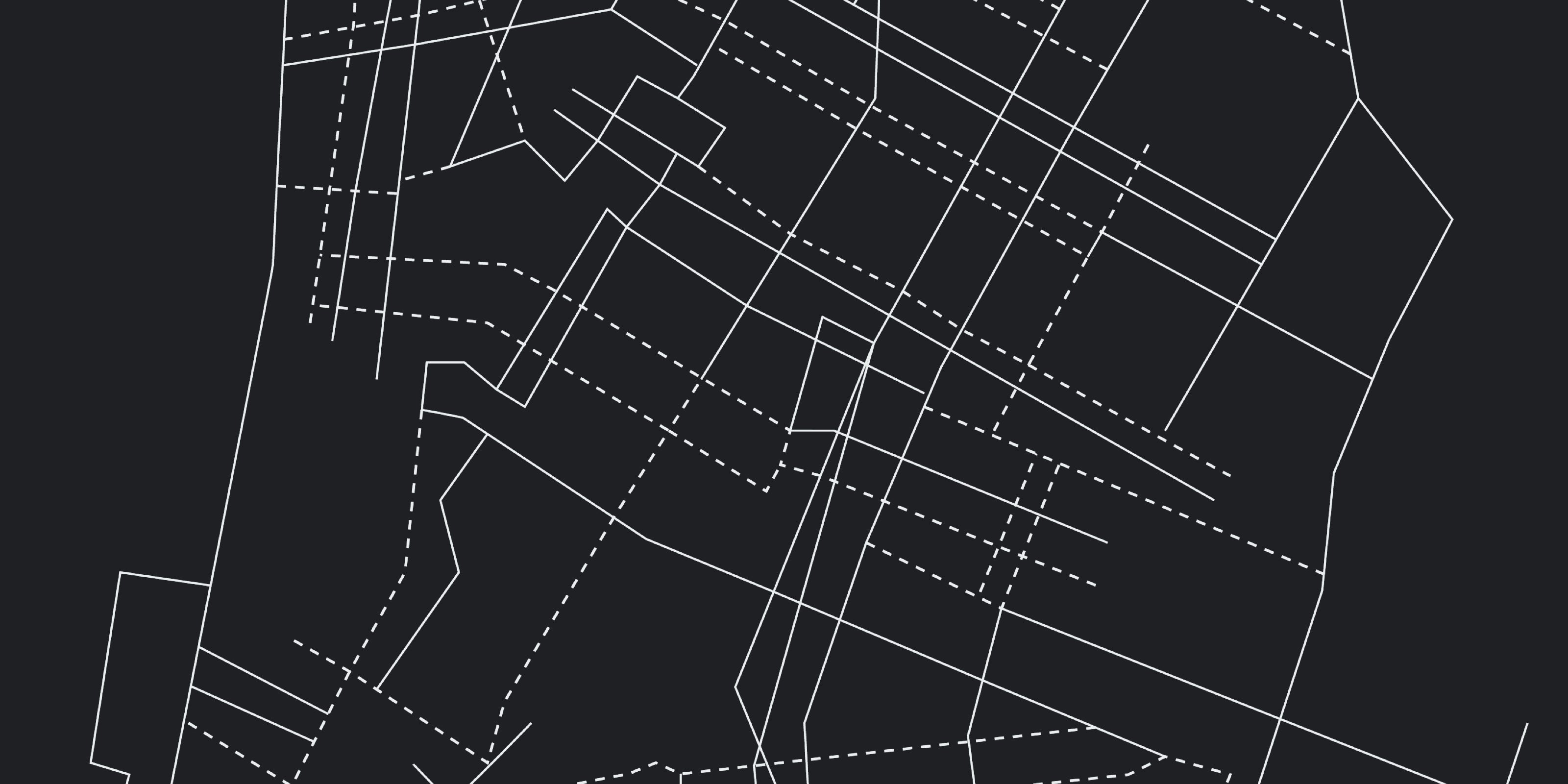 A graphic pattern of the NYC city streets.
